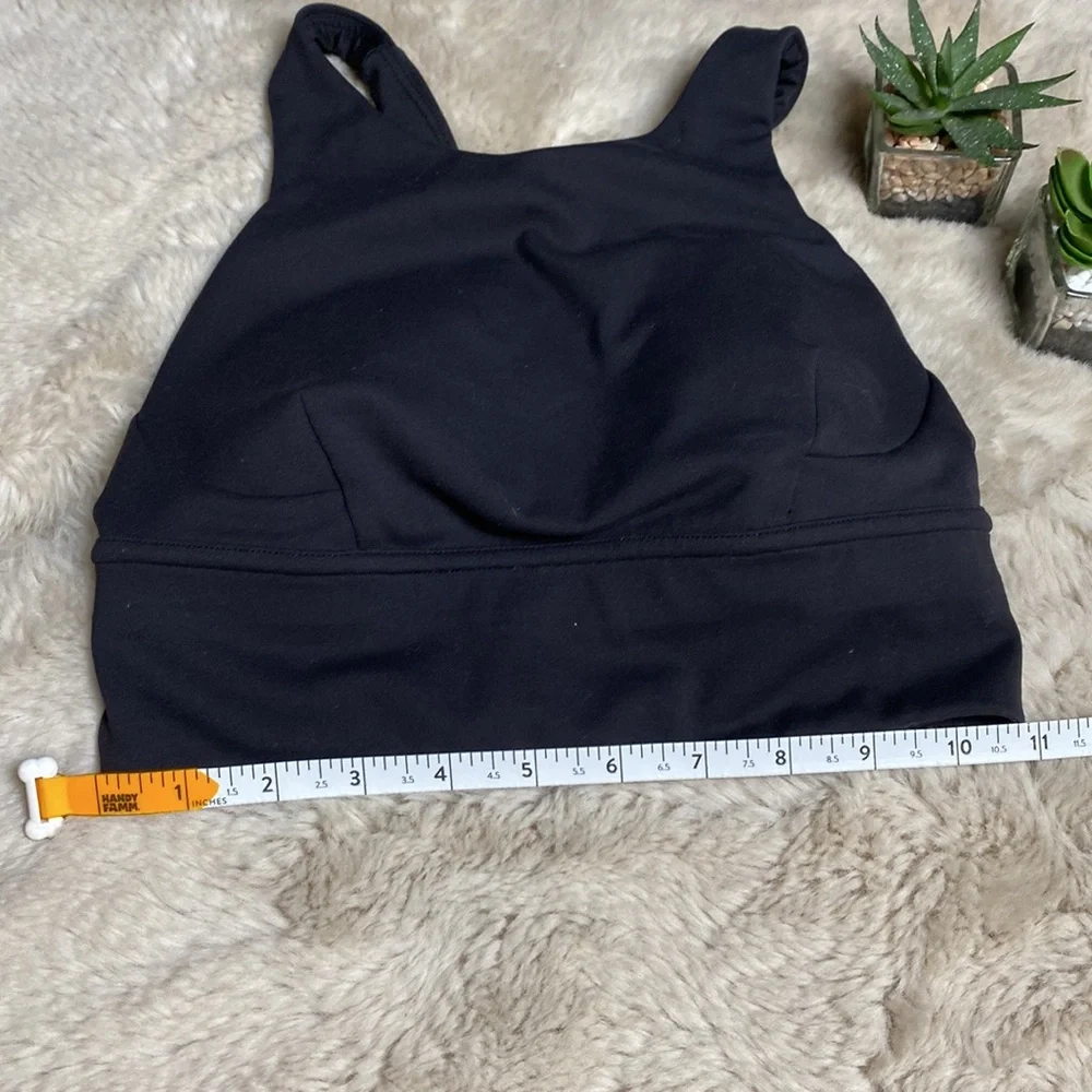 Lululemon Wunder Train Long-Line Bra Black Size 4
